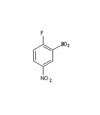 2,4-二硝基-1-氟結(jié)構(gòu)式