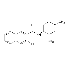 2',4'-二甲基-2-羥基-3-萘酚結(jié)構(gòu)式